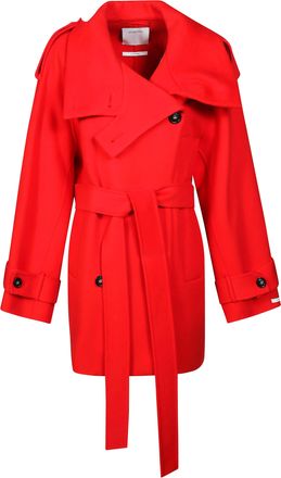 Sportmax Neutral Bouquet Floral Caban Coat