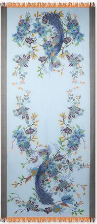 Etro Feiner Webschal aus Wolle Peacocks