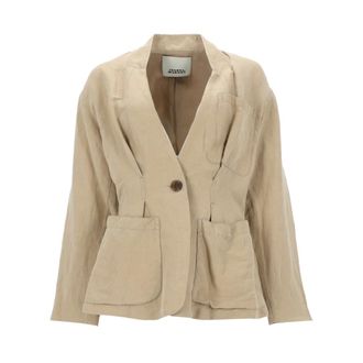 Isabel Marant Blazers - Dames - Jassen - Beige - Maat: XS