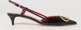 Valentino Garavani Slingback VLogo Signature in pelle di vitello con tacco basso