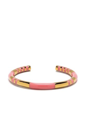 Aurélie Bidermann Positano cuff bracelet - Pink