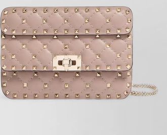 Valentino Garavani rockstud spike lambskin shoulder bag