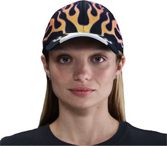 Nike Club Cap Structured OG Flame Cap Black Orange HV6642-010