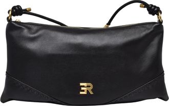 Ermanno Scervino Alicia Schoudertas - Dames - Schoudertassen - Zwart - ONE Size - Leer - Tassen