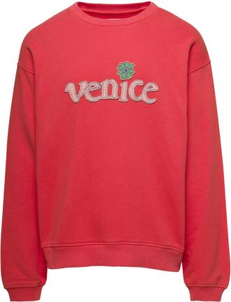 ERL Red Crewneck Sweatshirt