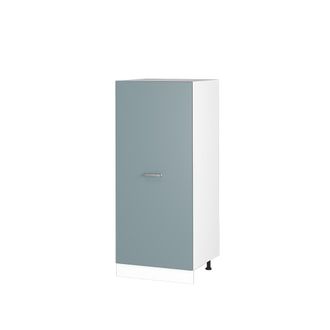 Vicco Mueble Despensa Universal R-line, Gris Azulado, 60 Cm Con Estantes Abiertos Y Puerta