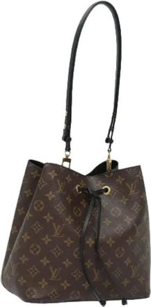 Louis Vuitton Pre-owned Bucket Bags, female, Brown, Size: ONE SIZE Pre-owned Bucket Bag