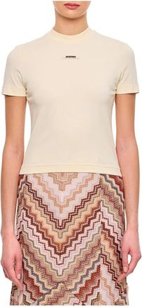 Jacquemus Mujer, Camisetas, Beige, Talla: S