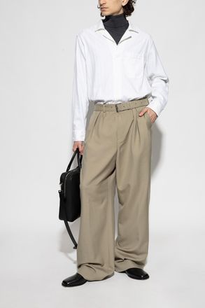 Tom Ford Striped Pattern Shirt, Mens, White