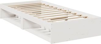 vidaXL Vidaxl - Diván sin colchón blanco 75x190 cm madera maciza de pino