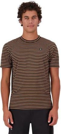 Mons Royale Icon Merino T-Shirt - Mens in Mr Stripe Toffee at Nordstrom, Size X-Large