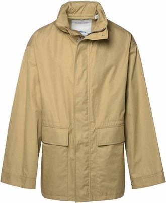 Burberry Beige Cotton Parka