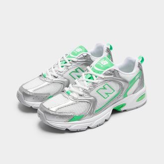 New Balance 530 U530APL Sneakerss Silver Green Lifestyle Shoes SHOP173