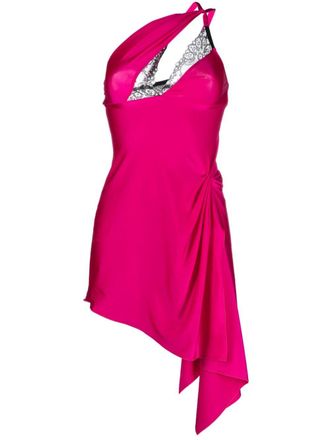 Coperni Asymmetrische mini-jurk - Roze