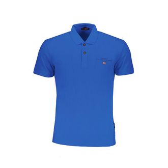 Napapijri Blauwe Katoenen Polo Shirt
