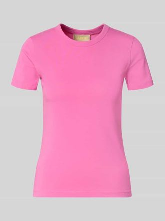 Jack & Jones T-Shirt mit Rundhalsausschnitt Modell GIGI in Pink, Gr&ouml;&szlig;e XL