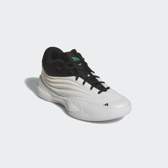 adidas Basketballschuh ADIDAS PERFORMANCE DAME X, Gr. 42,5, zero metallic, core schwarz, court gr&uuml;n, Synthetik, Textil, Schuhe Basketballschuh, Signature-Sch