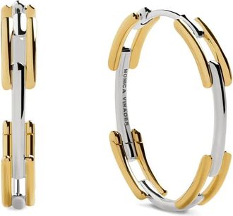 Monica Vinader Orecchini a cerchio GP Signature - Oro