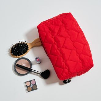 Urban Expression Pull My Heart Cosmetic & Travel Organizer Pouch in Red at Nordstrom