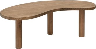 Deco Wood Mesa de centro de madera maciza de envejecido 118,5x40cm