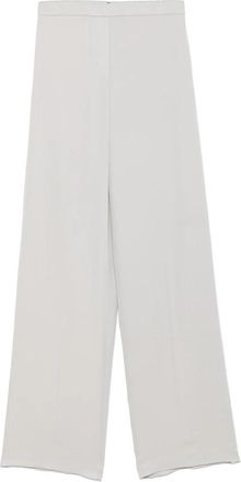 Theory Wide Pull On Fl.mode - Dames - Wijde Broeken - Grijs - M - Broeken