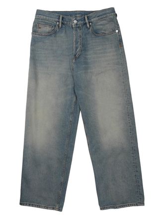 Nine In The Morning Grey Loose Fit Faded Denim Jeans