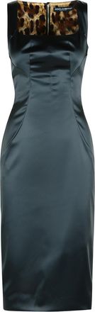 Dolce & Gabbana Dress In Black Acetate Blend