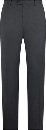 Brooks Brothers Flat Front Performance Twill Virgin Wool Broeken - Heren - Nette broeken - Grijs - W38 - Wol - Broeken