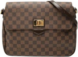 Louis Vuitton Pre-owned Rosebery Schoudertas - Dames - Vintage Schoudertas - Bruin - ONE Size - Leer - Vintage