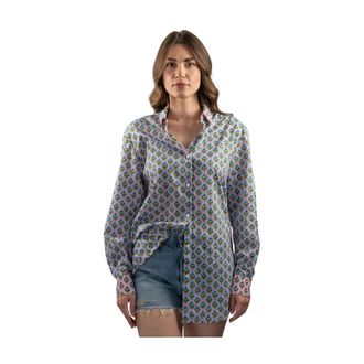 MC2 Saint Barth Dames, Blouses & Shirts, Veelkleurig, Maat: S Katoen