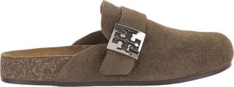 Tory Burch Mellow Mule - Dames - Slip ons - Bruin - 39 EU - Leer - Schoenen