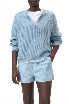 Closed Womens Long Sleeve Tunic In Blue