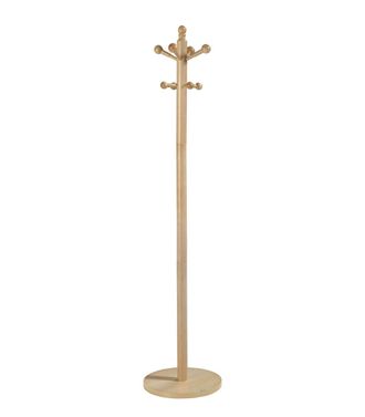 HERDASA Herdasa - Perchero Mod. 410 Acabado Lacado Natural, 170 Cm(alto)35 Cm(ancho)35 Cm(largo)