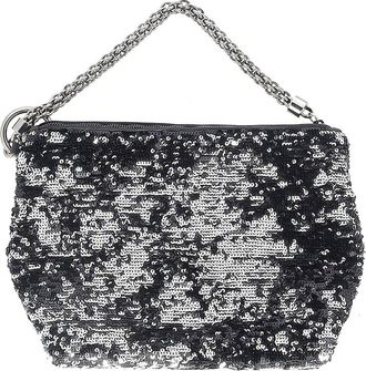 Jimmy Choo London Black Sequin Medium Callie Clutch Bag (Authentic Pre-Loved)
