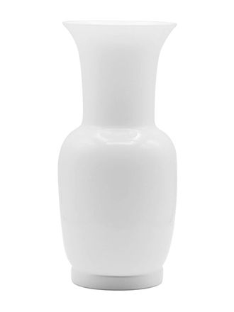 VENINI Glazen vaas (30 cm) - Wit