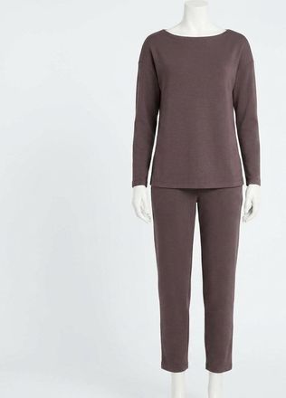 Spanx Airessentials Slim Straight Pant In Dark Cacao