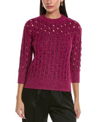 St. John Crochet Sweater