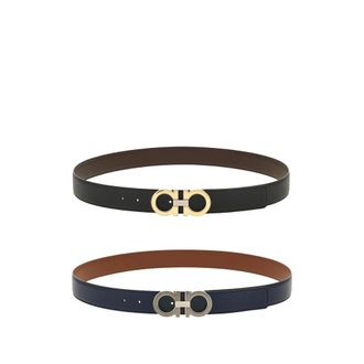 Ferragamo Reversible Gancini Buckle Belt