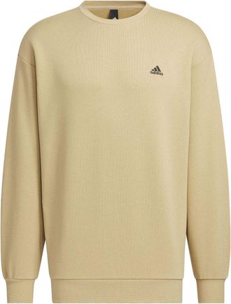 adidas Logo Crew Sweatshirt Tan IV7601