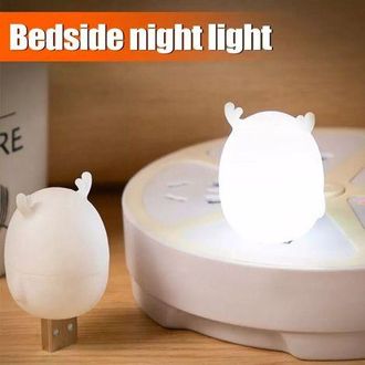 OEM Juego De 10 Peque&ntilde;as Luces Nocturnas Led Usb Para Ni&ntilde;os, Ideales Para La Protecci&oacute;n Ocular, Perfectas Para La Habitaci&oacute;n Infantil O Para Leer, Aliment