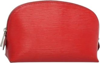 Louis Vuitton Pre-owned Epi Leather Pouch - Dames - Vintage Tassen - Rood - ONE Size - Leer - Vintage