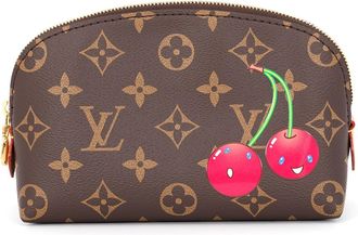 Louis Vuitton Monogram Cherry Monogram Cherry Red Color Pochette Pouch (Pre-Owned)