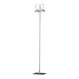 Netlighting (0040 009) Ull Floor Lamp 2 Light G9 Silver Grey NOT LEDCFL Compatible