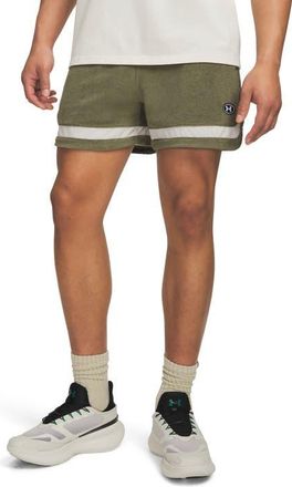 Under Armour Icon Terry Cloth Shorts in Marine Od Green at Nordstrom, Size Xx-Large