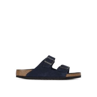 Birkenstock Sliders, male, Blue, Size: 10 US Arizona SFB Leve