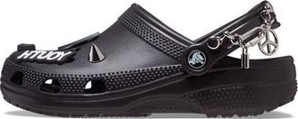 Crocs Classic Feel The Positivity Casual Unisex Black Sandals 207571-001