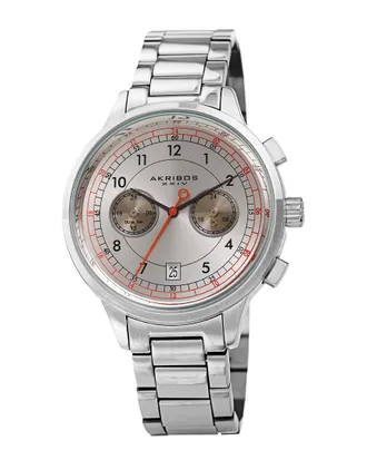 Akribos XXIV Akribos Xxiv Mens Stainless Steel Watch