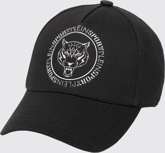 Plein Sport Cappello in cotone con logo stampato
