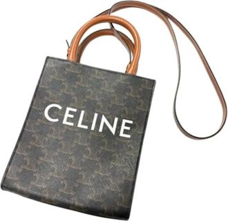 Celine Pre-owned Tote Bags, female, Brown, Size: ONE SIZE Pre-owned Plastic Tote Bag