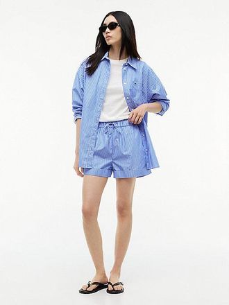 Tommy Hilfiger Poplin Wide Leg Shorts
